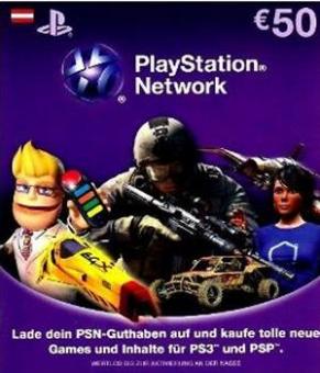 PlayStation Network Card - 50 Euro * 